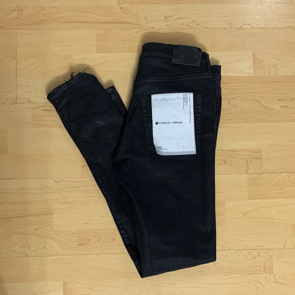 PURPLE Men's Black Jeans